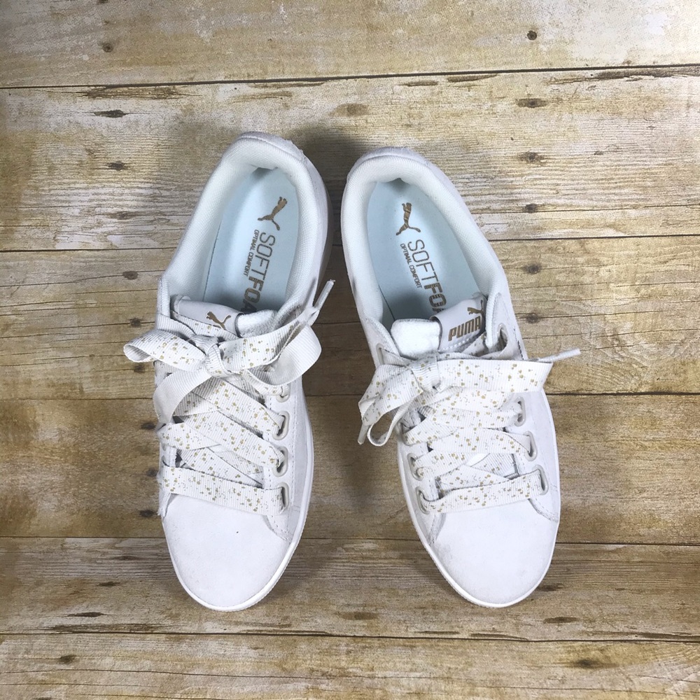 Puma suede Womens Sz 8 shoes - Picture 6 of 8